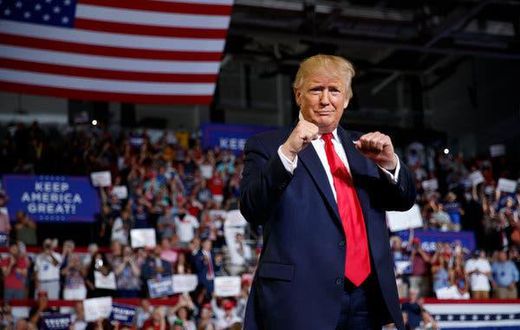 At North Carolina rally, Trump bets on divisive attacks as way to bolster reelection bid