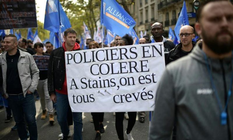 The "march of anger" called by French Police unions in Paris reflected the frustration officers feel after a year of battling weekly "yellow vest" protests that have regularly turned violent