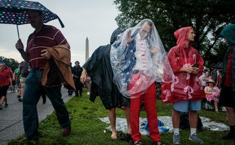 Rain, Flags, Flyovers and Fireworks: The Fourth of July in Washington