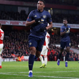 Anthony Martial during a previous match against Arsenal (courtesy)