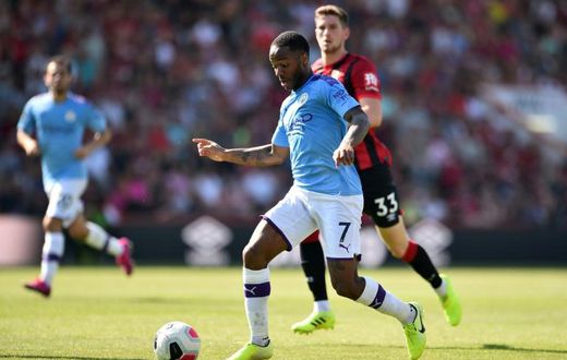 Manchester City's Raheem Sterling isn't ready to be ranked with Lionel Messi and Cristiano Ronaldo