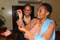 KMPD Chairperson Dr Eva Njenga (front), the board may not license 48 doctors studying in Cuba due to curriculum differences