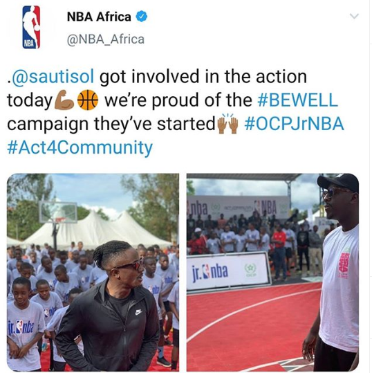 Sauti Sol joins NBA Africa in launching Jr. NBA Africa League