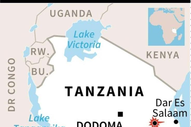 Map of Tanzania locating Morogoro