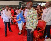 President Uhuru Kenyatta, DP Wiliam Ruto and other dignitaries at the Mashujaa Day celebrations