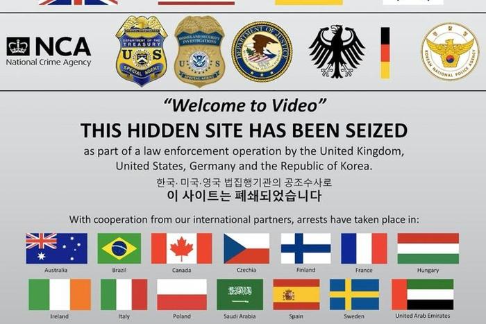 The website of "Welcome to Video," the leading underground vendor of child pornography, has been seized by law enforcement as part of an international investigation that has reaped 337 arrests around the world