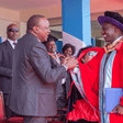Dr. DP Ruto during his graduation with a Doctorate degree in Plant Ecology at UoN last year