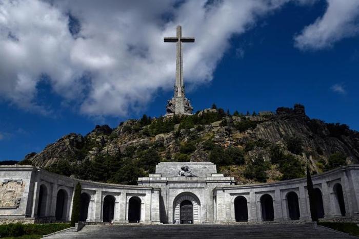 Franco's tomb currently lies in a huge hillside mausoleum belonging to the Catholic Church in the Valley of the Fallen, west of Madrid