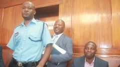 Nandi Governor Stephen Sang during his court appearance on June 11, 2019. He has vowed to erect a cattle dip in Kibwari Tea Estate in one month
