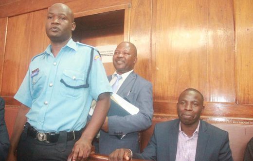 Nandi Governor Stephen Sang during his court appearance on June 11, 2019. He has vowed to erect a cattle dip in Kibwari Tea Estate in one month