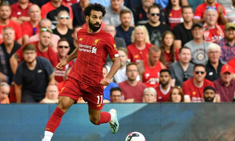 Liverpool's Mohamed Salah scored a stunner against Arsenal