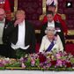 Britain's Queen Elizabeth II Hosts US President Donald Trump in Buckingham Palace