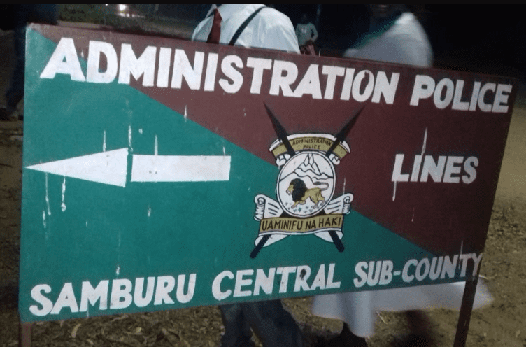 Police station in Samburu County where the incident happened