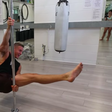 Bodybuilder Tries Pole Dancing for the First Time