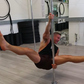 Bodybuilder Tries Pole Dancing for the First Time