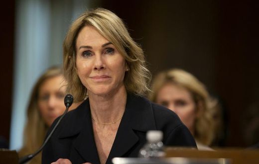 Kelly Craft, at her Senate confirmation hearing June 19, 2019, has taken up her post as the new US ambassador to the United Nations