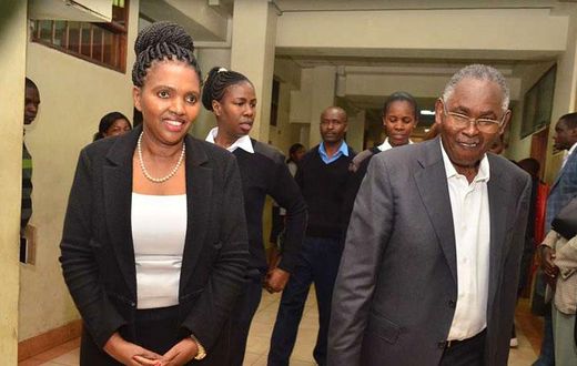 Keroche Breweries CEO Tabitha Karanja (right) and her husband Joseph Karanja