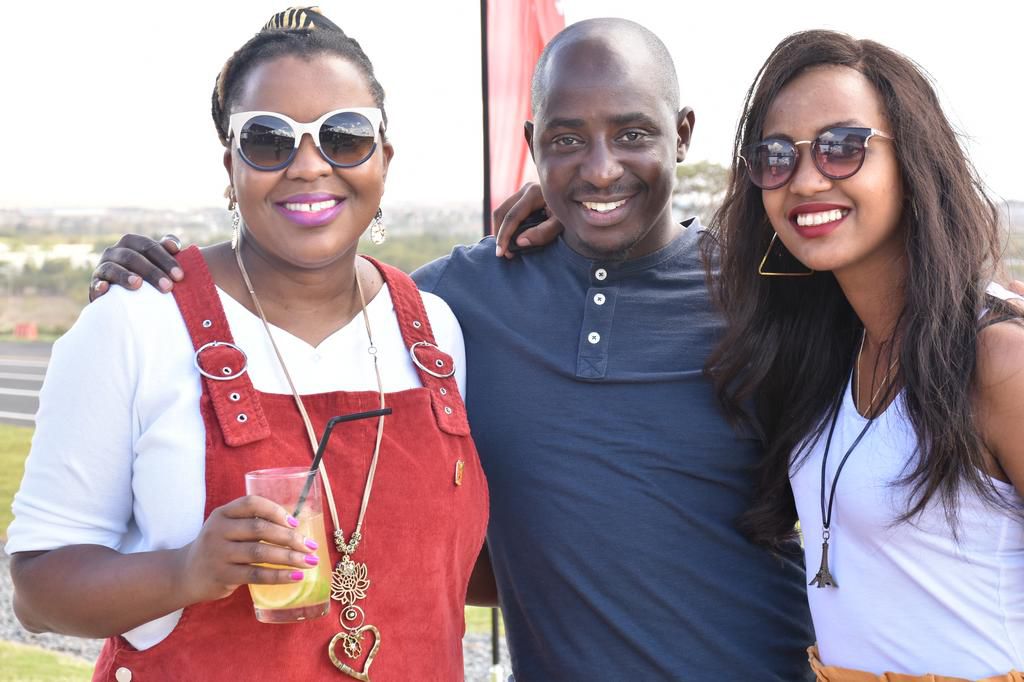 KBL HEAD OF PREMIUM SPIRITS GRACE GWAKU, PATRICK GITHINJI and CITIZEN TV MUKAMI WAMBORA