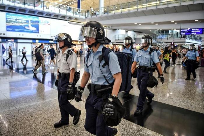 Police have said they are on standby to mobilise and keep Hong Kong airport up and running