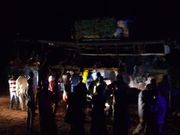 Nasiib Sacco bus involved in a grisly road accident at Tula area along the Mwingi-Garissa road (Twitter)