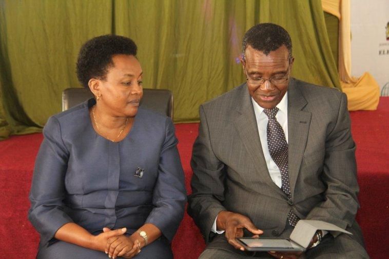 CJ David Maraga with DCJ Philomena Mwilu