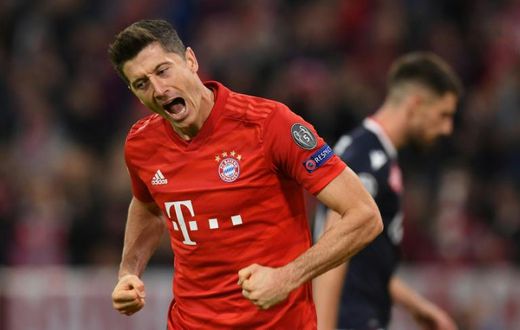 Lewandowski has scored nine goals in his last six Bayern matches