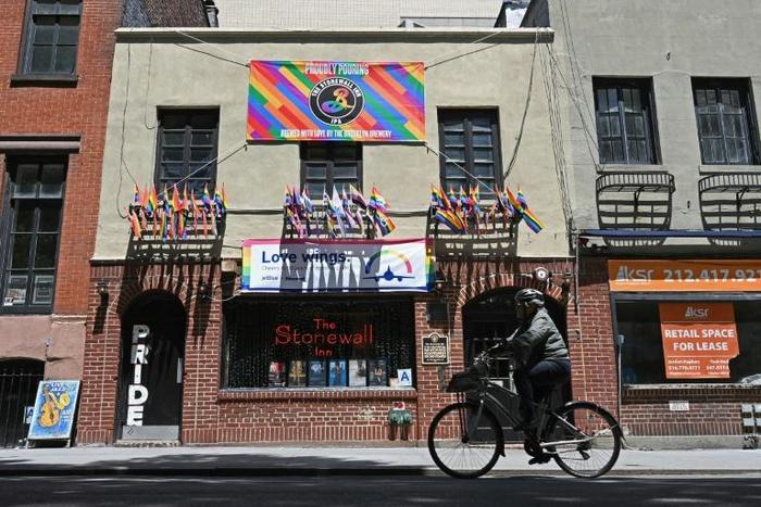 The Stonewall Inn, the site of 1969 riots that launched the gay rights movement, is a National Historic Landmark