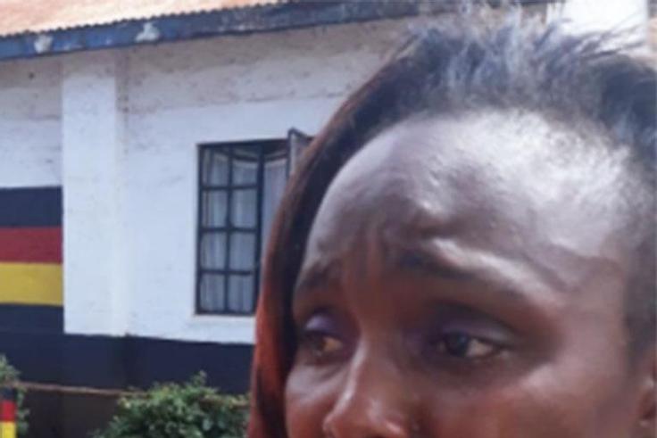 One of the ladies who showed up to claim the body (Courtesy)