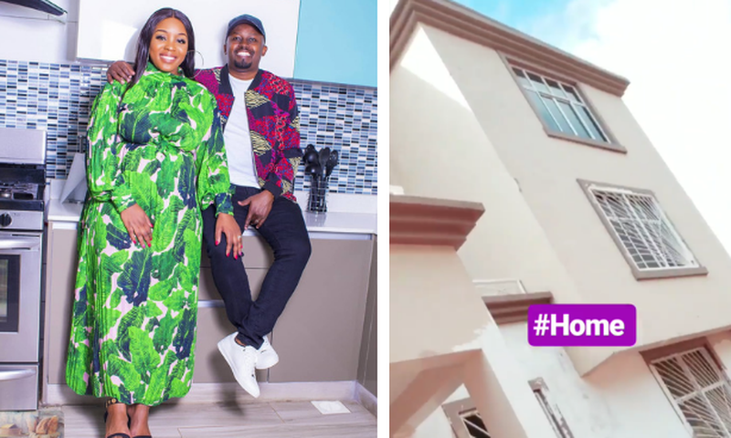 Risper Faith finally unveils the mega-mansion they have been building (Insta)