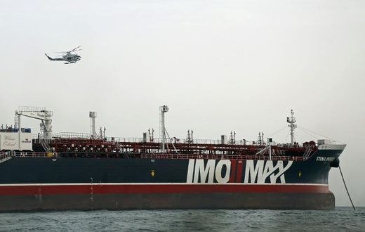 Islamic Revolutionary Guard Corps had surrounded the vessel on July 19 with attack boats in the highly sensitive Strait of Hormuz