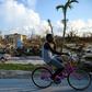 A tropical storm warning was issued for the northern Bahamas, ravaged by Hurricane Dorian