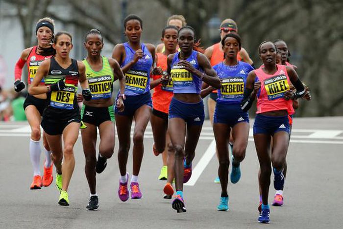 Joyce Chepkirui at Boston Marathon