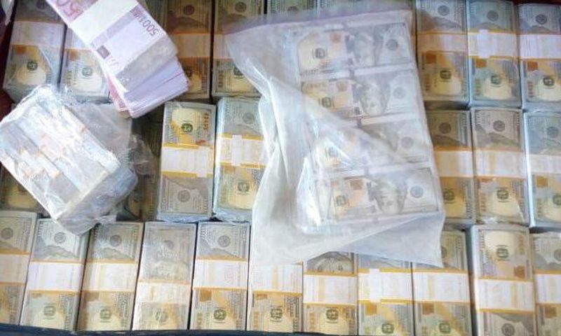 Fake currency recovered at Kilimani by DCI detectives (Twitter)