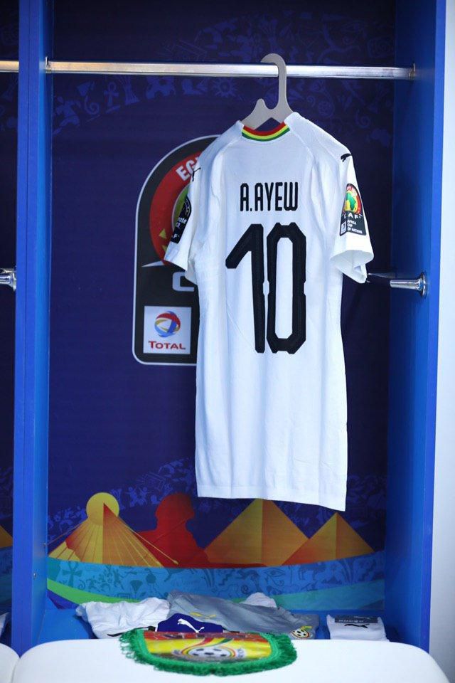 Black Stars white jersey