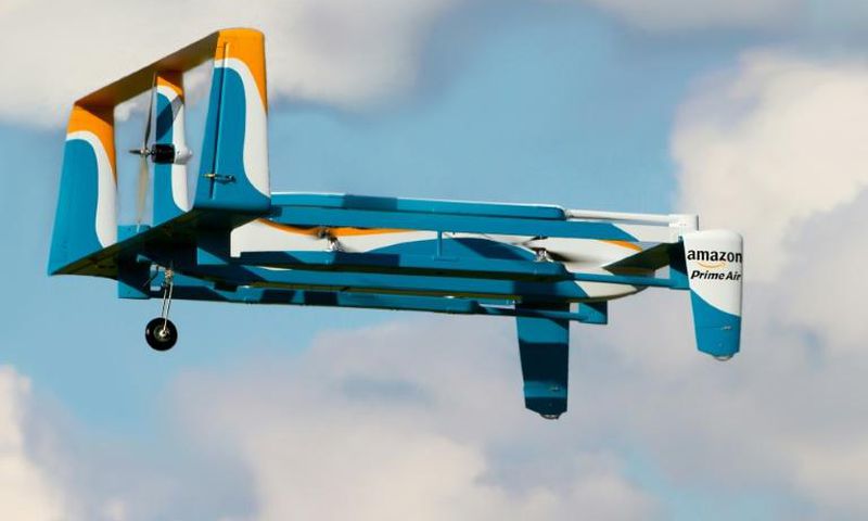 Amazon, which began testing drone delivery in 2016 in Britain, said Wednesday it will soon begin large-scale deliveries by air as part of an effort to standardize one-day shipping for its Prime members