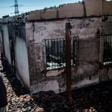 At least two houses were burned in a wild fire in the Athens suburb of Peania