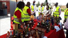 KRA destroys alcohol worth Ksh15 billion