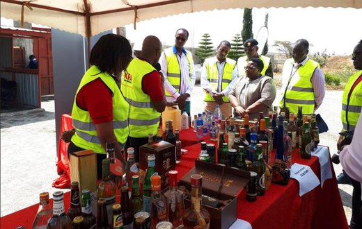 KRA destroys alcohol worth Ksh15 billion