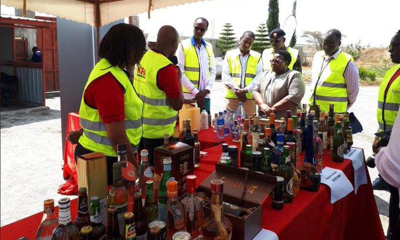 KRA destroys alcohol worth Ksh15 billion