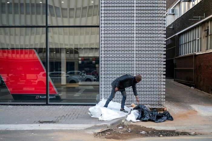 A heroin addict who lives on the street and hustles for money to support his drug habit, one of over 100,000 South Africans estimated to be addicted