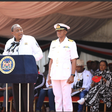 President Uhuru Kenyatta speaking at t Moi International Sports Centre, Kasarani where he flagged off the 66th Edition of Kenya’s legendary Safari Rally.