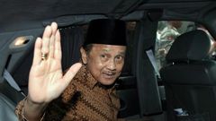 Former Indonesian President B.J. Habibie -- seen here in March 2007 -- has died at the age 83