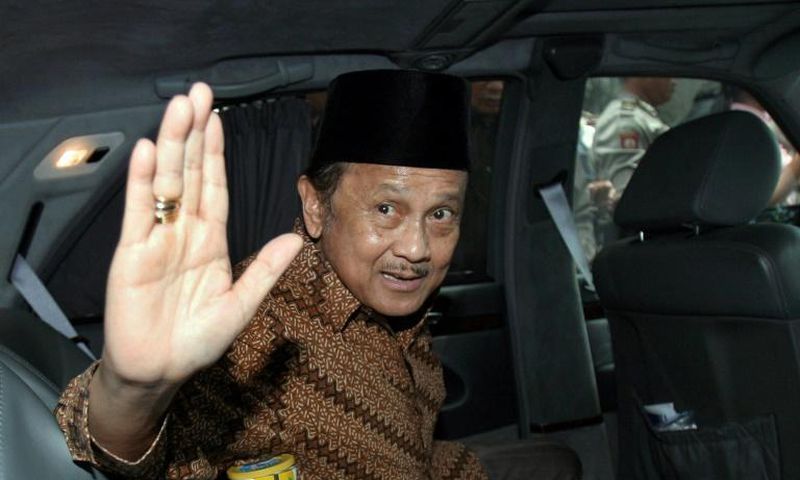 Former Indonesian President B.J. Habibie -- seen here in March 2007 -- has died at the age 83