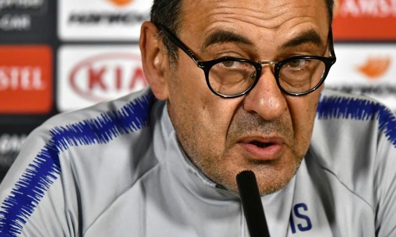 Naked ambition: Maurizio Sarri returns to Italy after one season with Chelsea