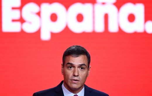 No time to waste in finger-pointing, Spain's Socialist Prime Minister Pedro Sanchez said in launching his party's campaign