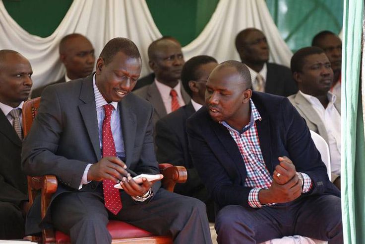 File image of DP Ruto with Kipchumba Murkomen
