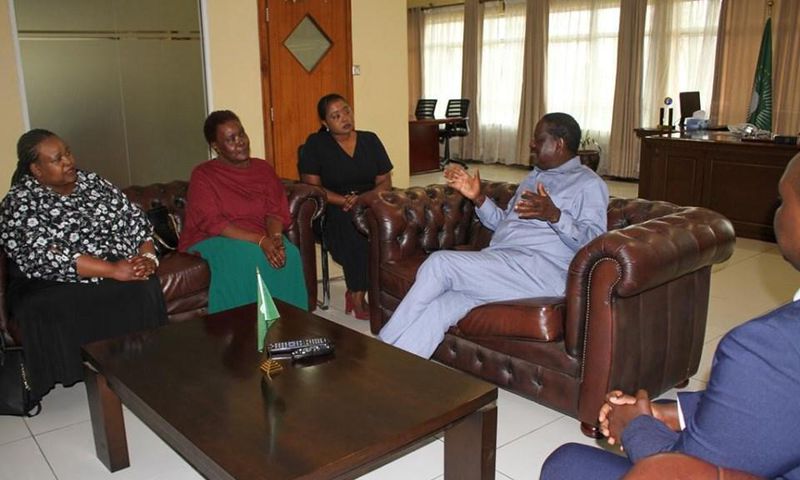 Details of Raila Odinga's private meeting with Doris Moi - former President's last born daughter