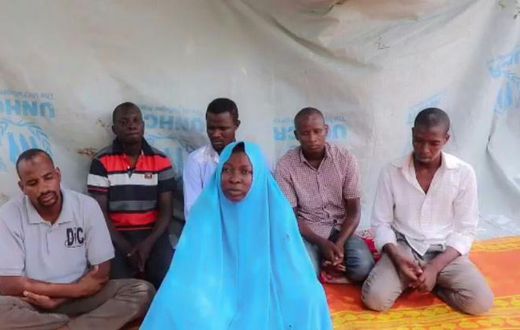 A July 2019 video released by the Islamic State West Africa Province (ISWAP) purportedly shows a female Action Against Hunger (AFC) employee and her five male colleagues that the jihadists kidnapped in northeast Nigeria
