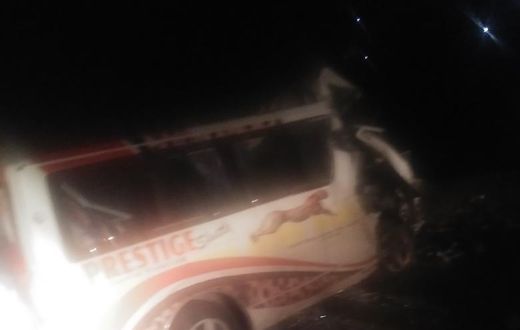 Matatu involved in early morning accident at Magina area along Nairobi-Nakuru Highway