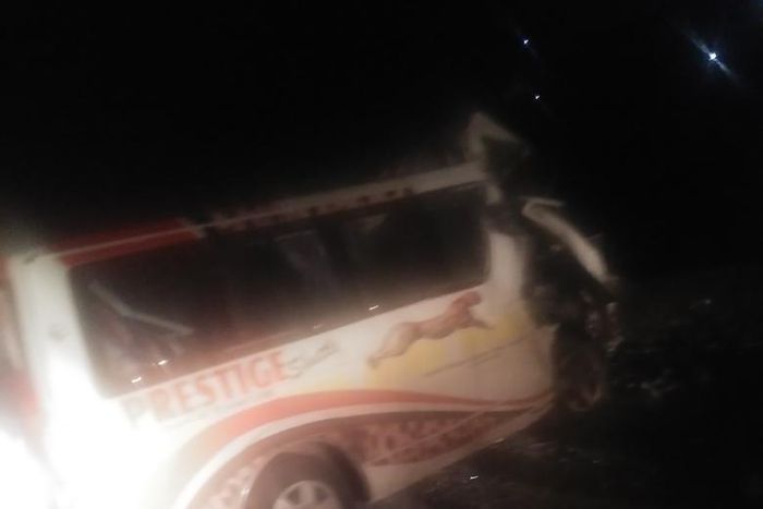 Matatu involved in early morning accident at Magina area along Nairobi-Nakuru Highway